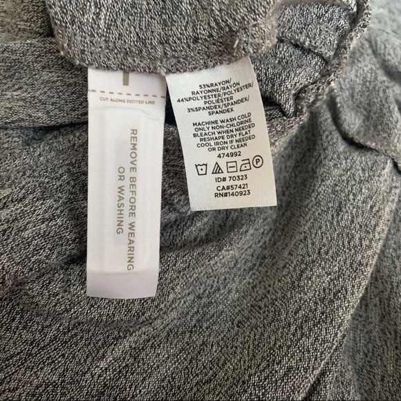 SOLD Lou & Grey Strappy Racerback Grey Jumpsuit L - Picture 5 of 5